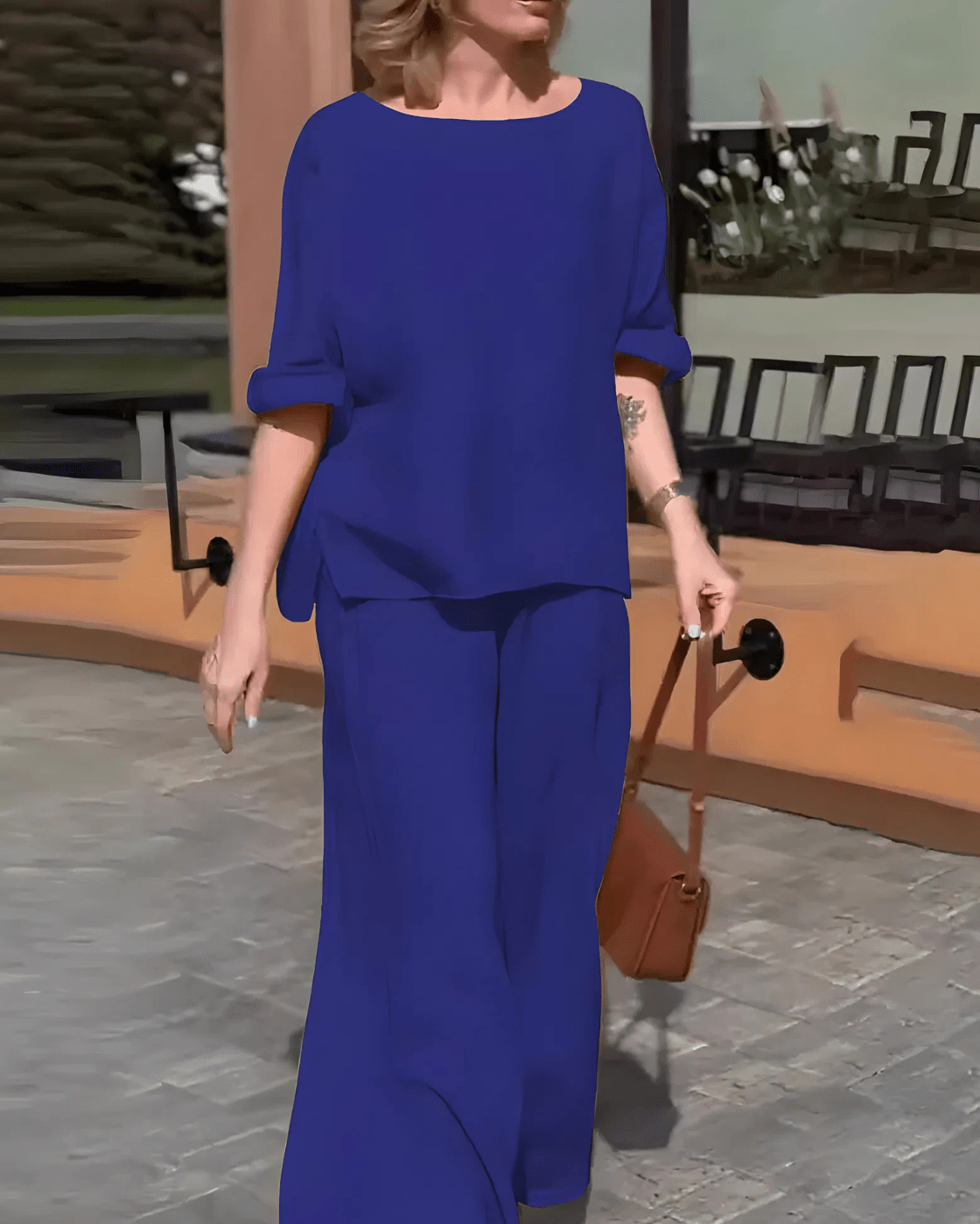 Conjunto Martina | 2 Peças - Linho Premium (Estilo Europeu)