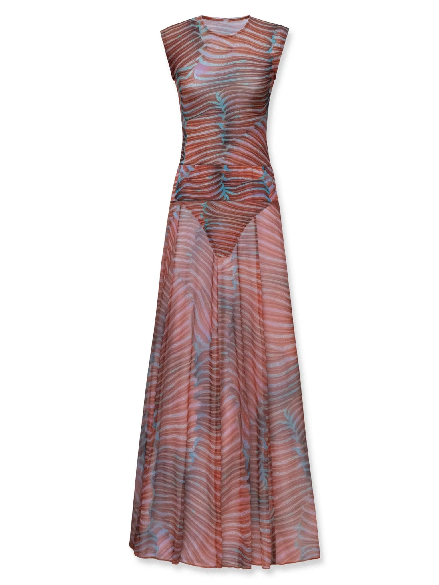 Conjunto Ibiza | Body Mesh e Saia Longa