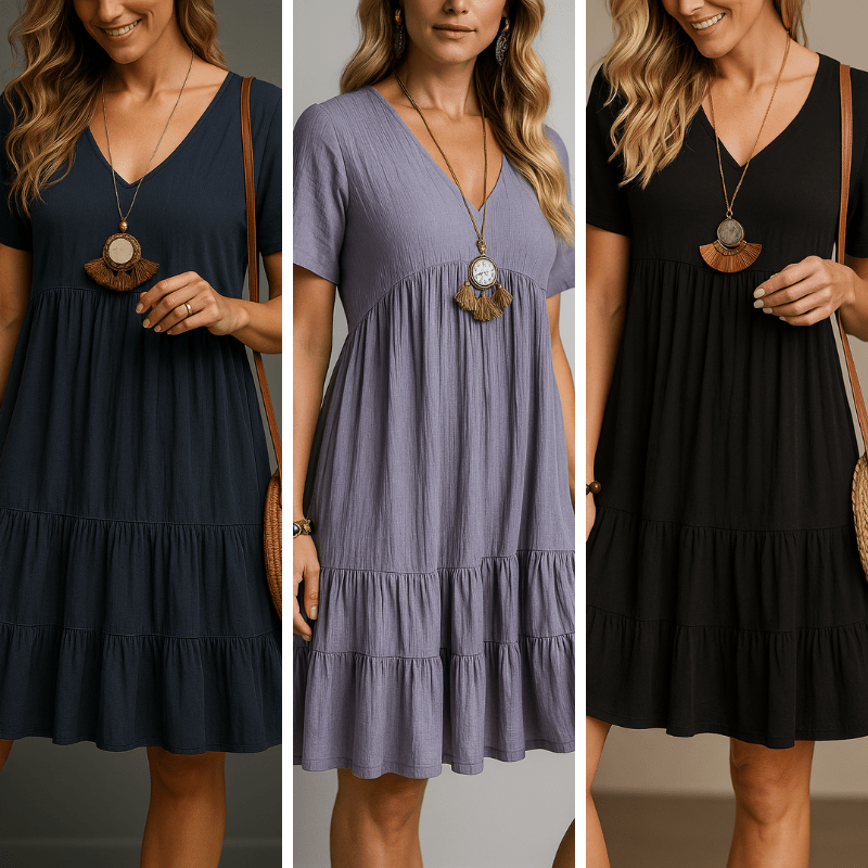 Kit 3 Vestidos Femininos FinaFlor