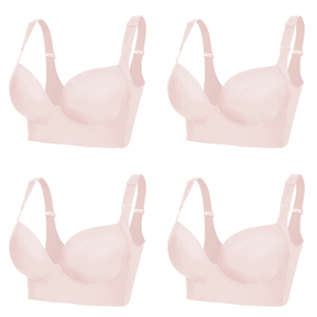 Kit 4 Sutiãs Becca Push-Up Modelador