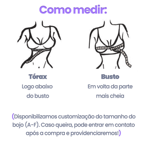 Kit 2 Sutiãs Tomara que Caia Bela Comfort