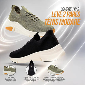 Kit 2 Tênis Ortopédicos Femininos Modare
